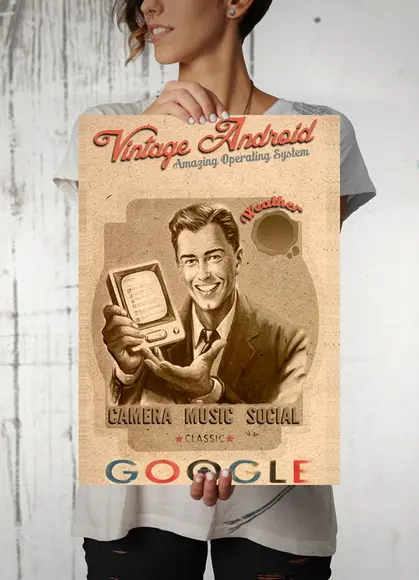 Pôster Google / Vintage
