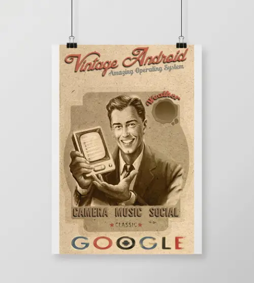 Pôster Google / Vintage