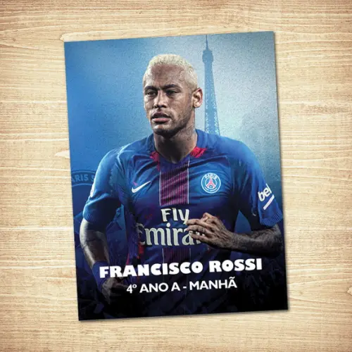Psg / Adesivo Capa Caderno / A4
