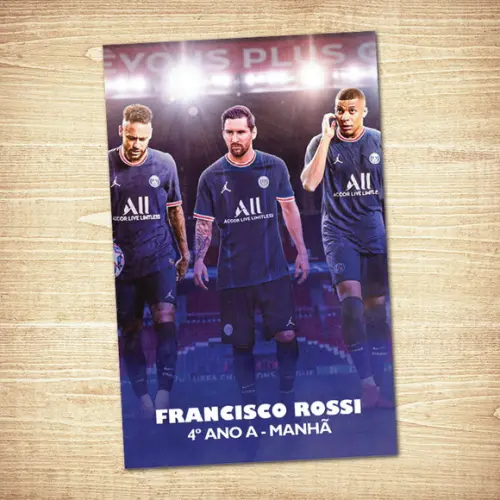 Psg / Adesivo Capa Caderno / A4