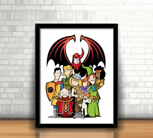 Quadro / Caverna do Dragão