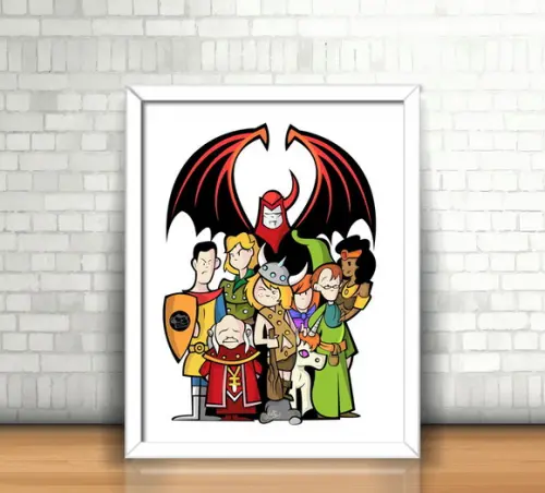 Quadro / Caverna do Dragão