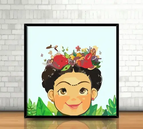 Quadro / Frida Kahlo (20x20cm)
