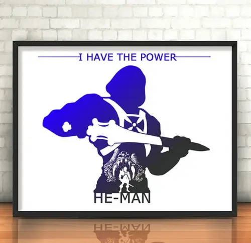 Quadro / He-Man / 20x30cm / com vidro