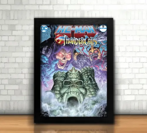 Quadro / He-Man & Thundercats / 20x30cm / com vidro