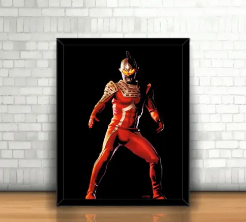 Quadro / Ultraman / 20x30cm / com Vidro