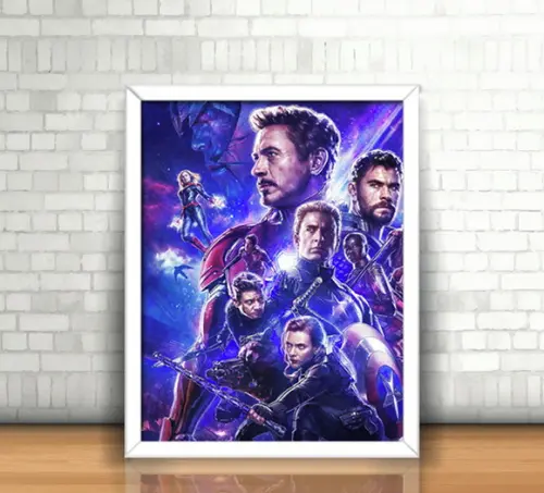 Quadro / Vingadores Ultimato (Endgame) / 20x30cm / com vidro