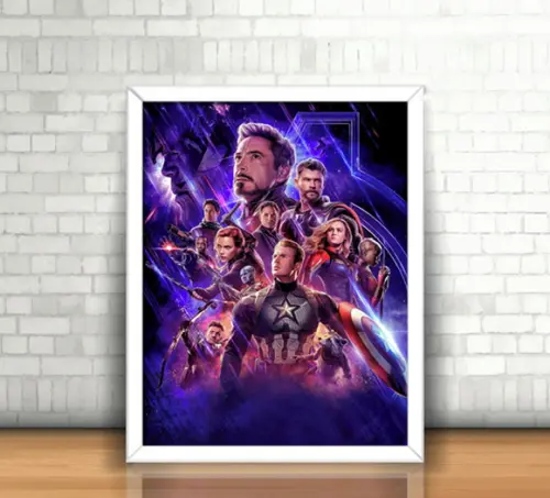 Quadro / Vingadores Ultimato (Endgame) / 20x30cm / com vidro