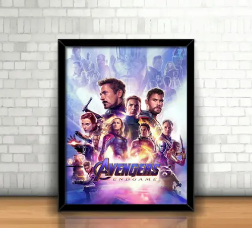 Quadro / Vingadores Ultimato (Endgame) / 20x30cm / com vidro