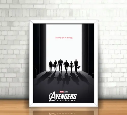 Quadro / Vingadores Ultimato (Endgame) / 20x30cm / com vidro