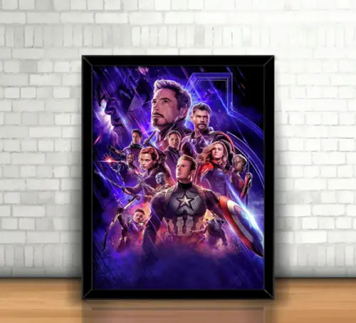 Quadro / Vingadores Ultimato (Endgame) / 20x30cm / com vidro