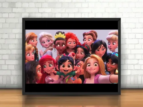 Quadro / Wifi Ralph / Princesas
