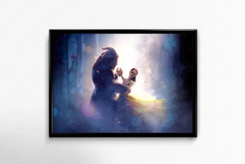 Quadro A Bela e a Fera