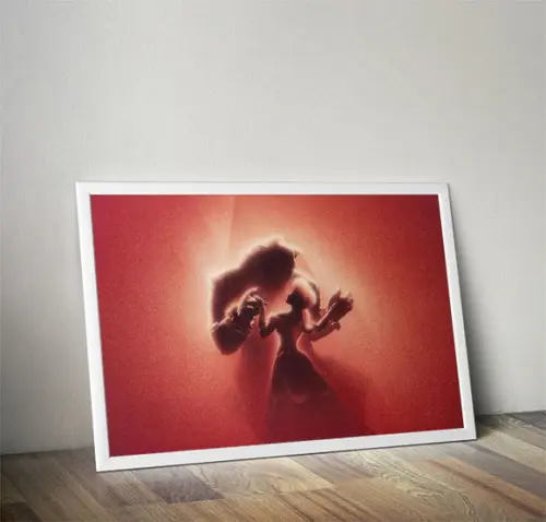 Quadro A Bela e a Fera