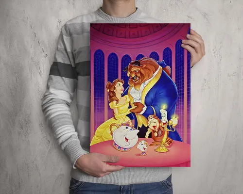 Quadro A Bela e a Fera