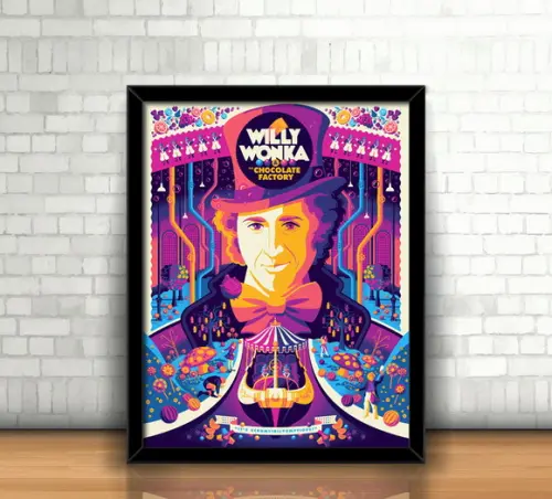 Quadro A Fantástica Fábrica de Chocolate