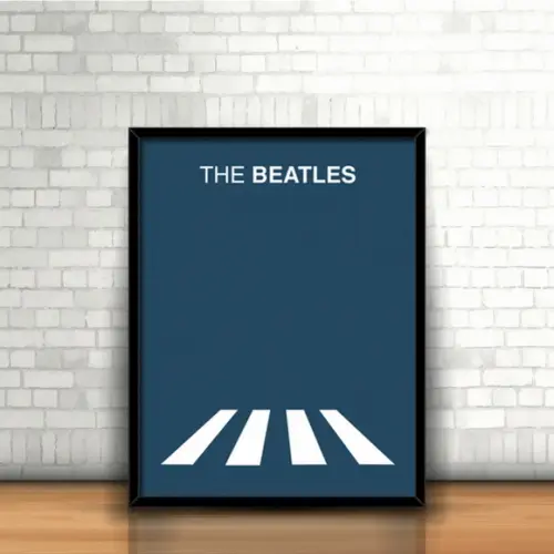 Quadro Abbey Road Minimalist
