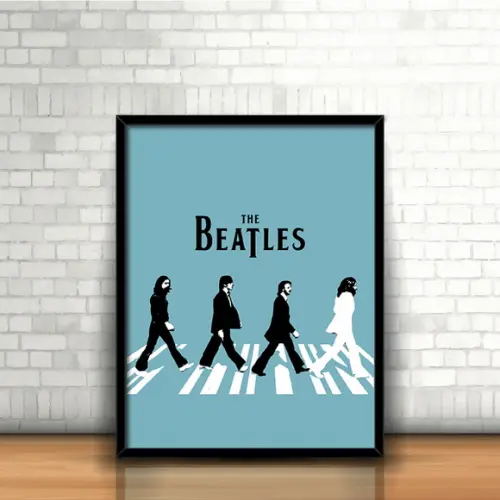 Quadro Abbey Road Minimalist