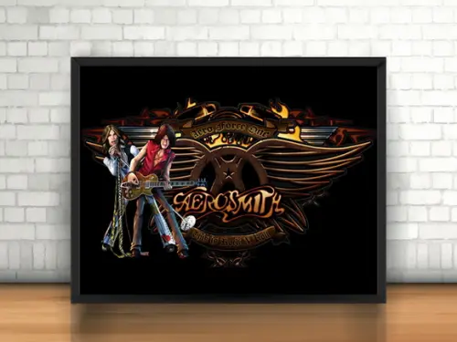 Quadro Aerosmith Guitar Hero