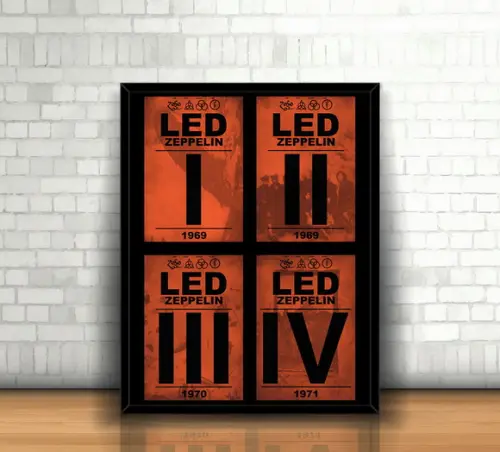 Quadro Albuns / Led Zeppelin