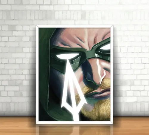 Quadro Alex Ross / Arqueiro Verde
