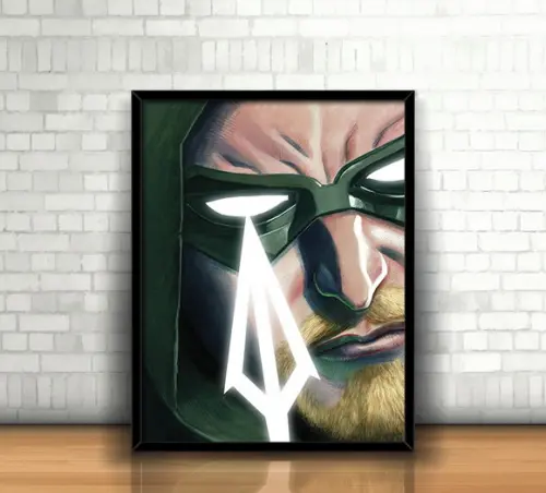 Quadro Alex Ross / Arqueiro Verde