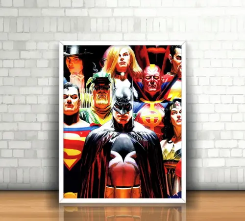 Quadro Alex Ross / Liga da Justiça