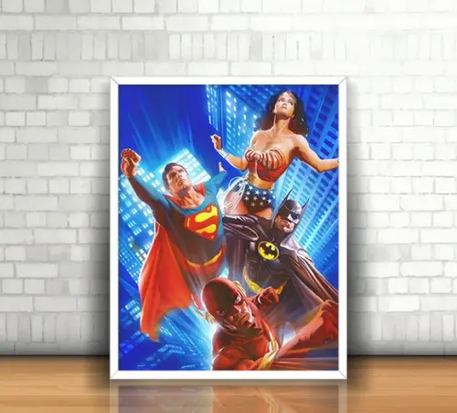 Quadro Alex Ross / Liga da Justiça