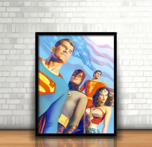 Quadro Alex Ross / Liga da Justiça