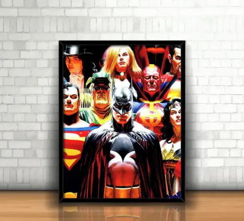 Quadro Alex Ross / Liga da Justiça