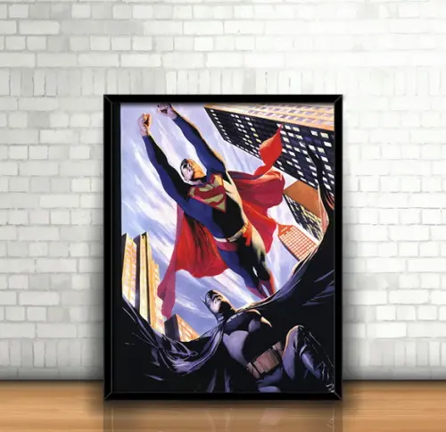 Quadro Alex Ross / Superman & Batman