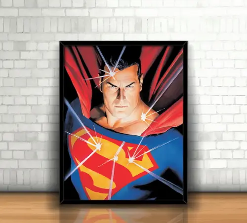 Quadro Alex Ross / Superman (30x40cm)