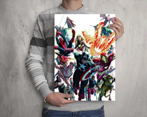 Quadro All Star Marvel