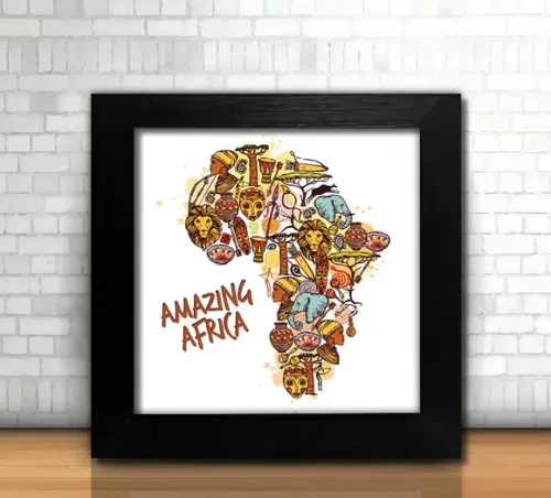 Quadro Amazing Africa (20x20cm)