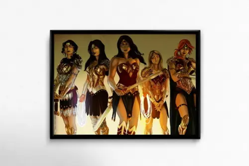 Quadro Amazonas / Mulher-Maravilha