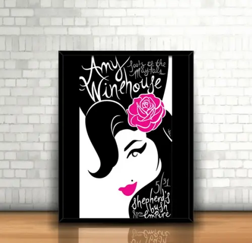 Quadro Amy Winehouse