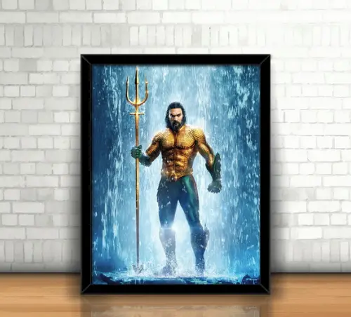 Quadro Aquaman / Liga da Justiça