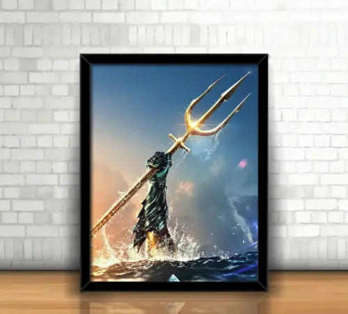 Quadro Aquaman / Liga da Justiça