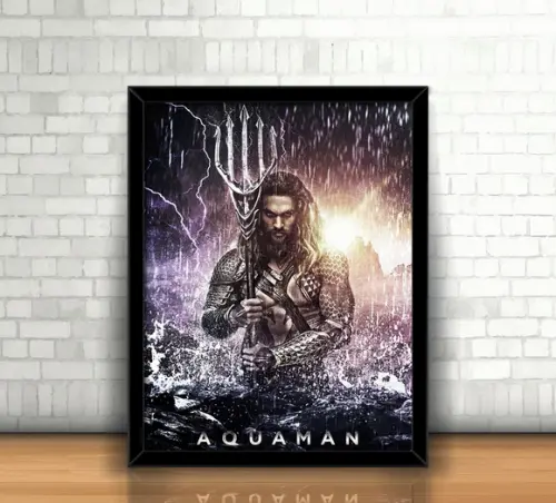 Quadro Aquaman / Liga da Justiça
