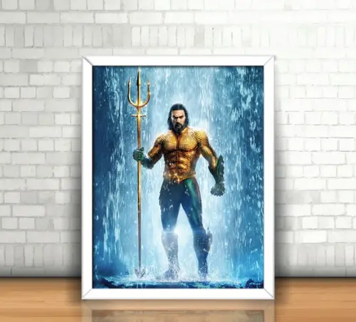 Quadro Aquaman / Liga da Justiça