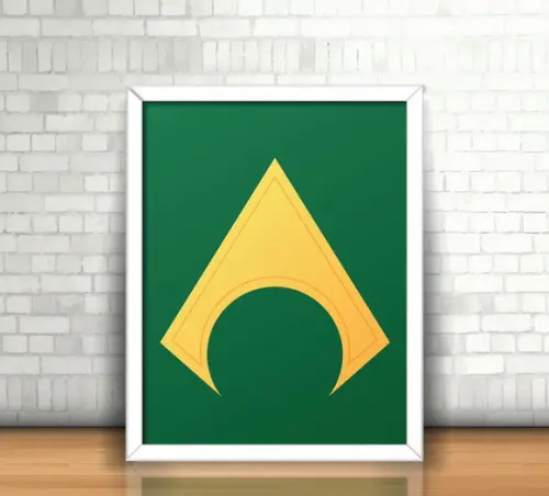 Quadro Aquaman / Sìmbolo