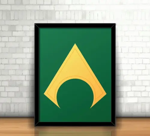 Quadro Aquaman / Sìmbolo