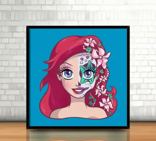Quadro Ariel/Catrina (20x20cm)