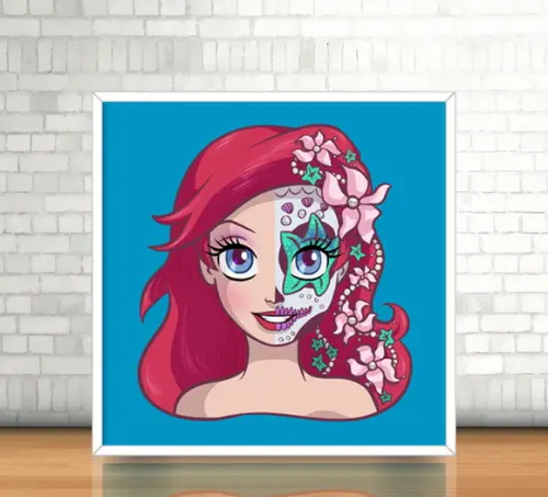 Quadro Ariel/Catrina (20x20cm)