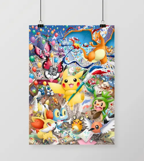 Quadro Batalha Pokemon