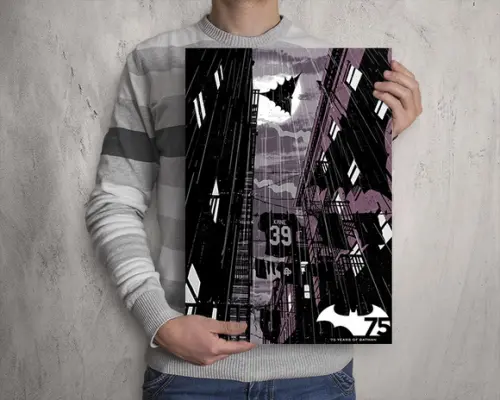 Quadro Batman 75 Anos