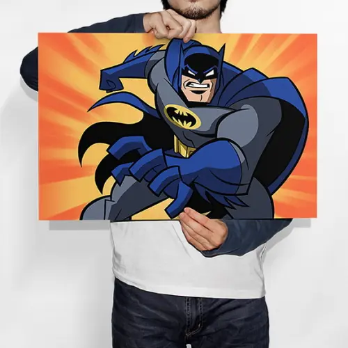 Quadro Batman Bravos e Destemidos