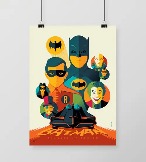 Quadro Batman Série Clássica TV