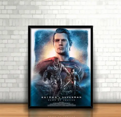 Quadro Batman vs Superman