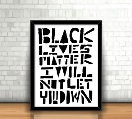 Quadro Black Lives Matter